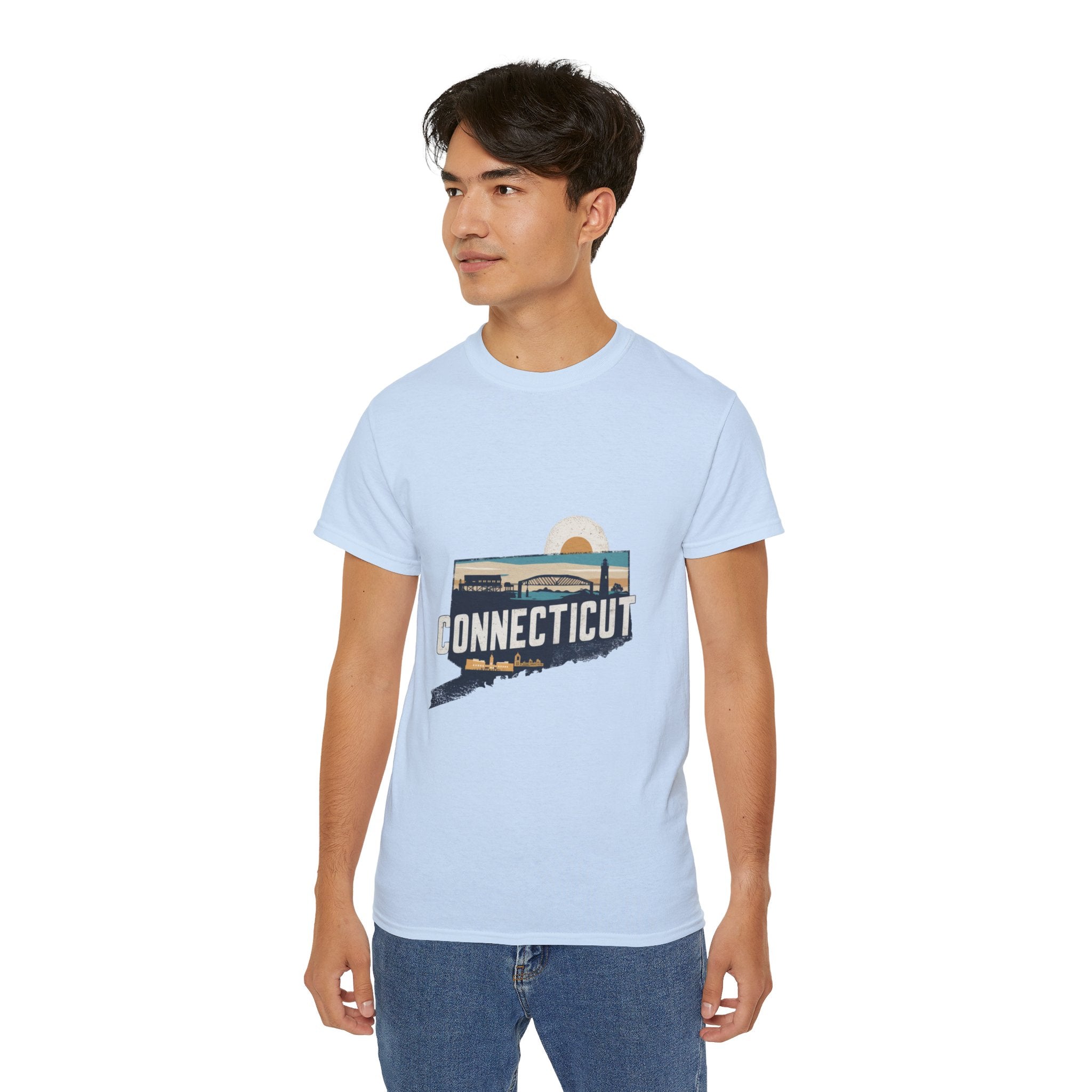 Retro  Iconic U.S. States : Connecticut t-shirt