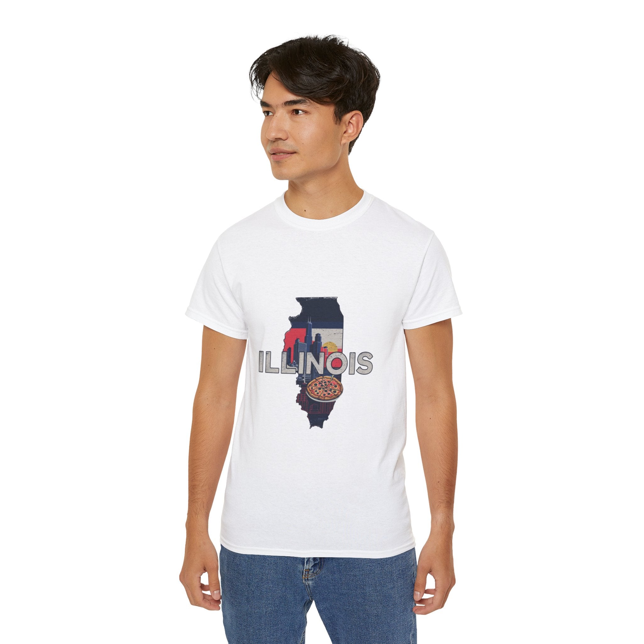 Retro  Iconic U.S. States : Illinois t-shirt