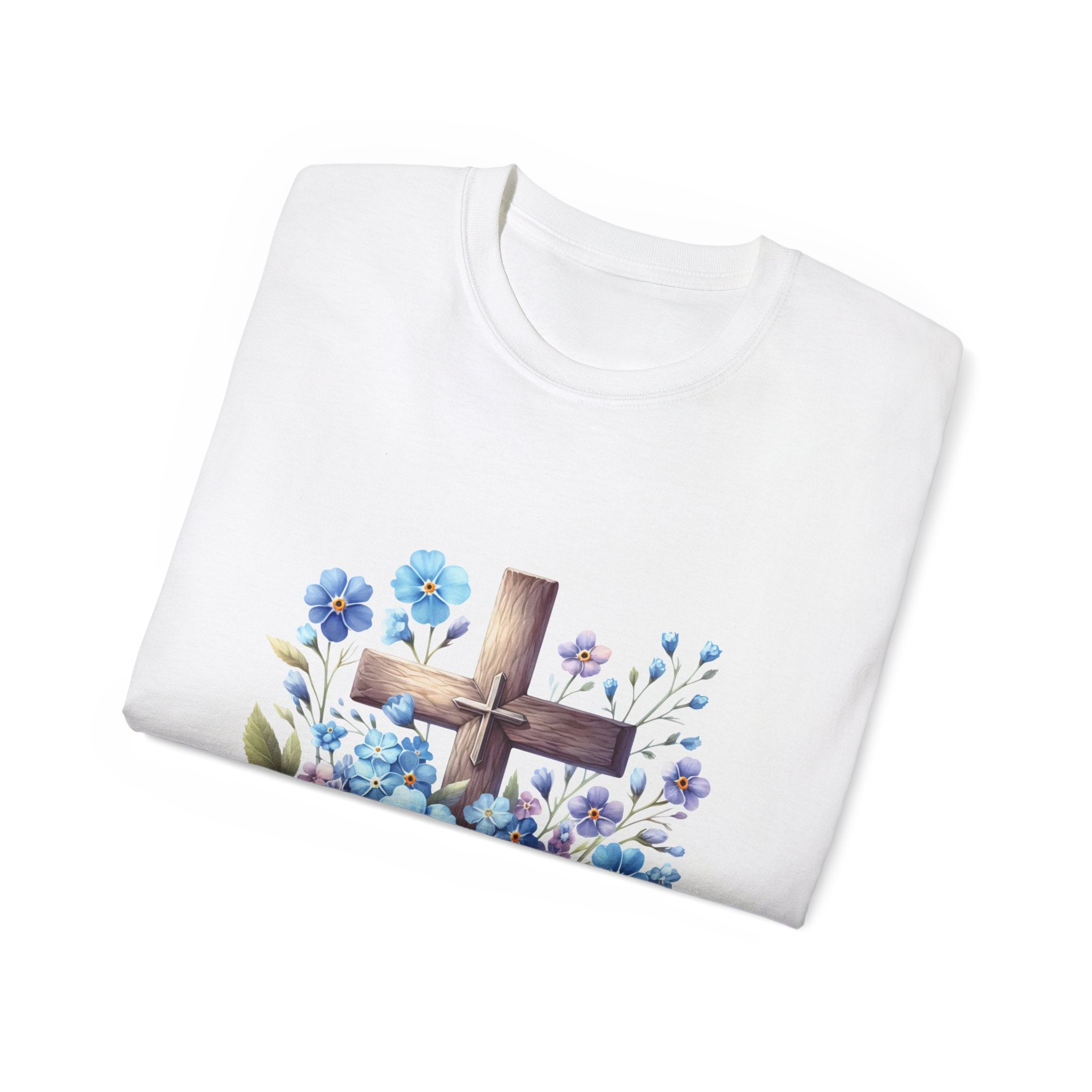 Christian t-shirt, Floral Cross t-shirt