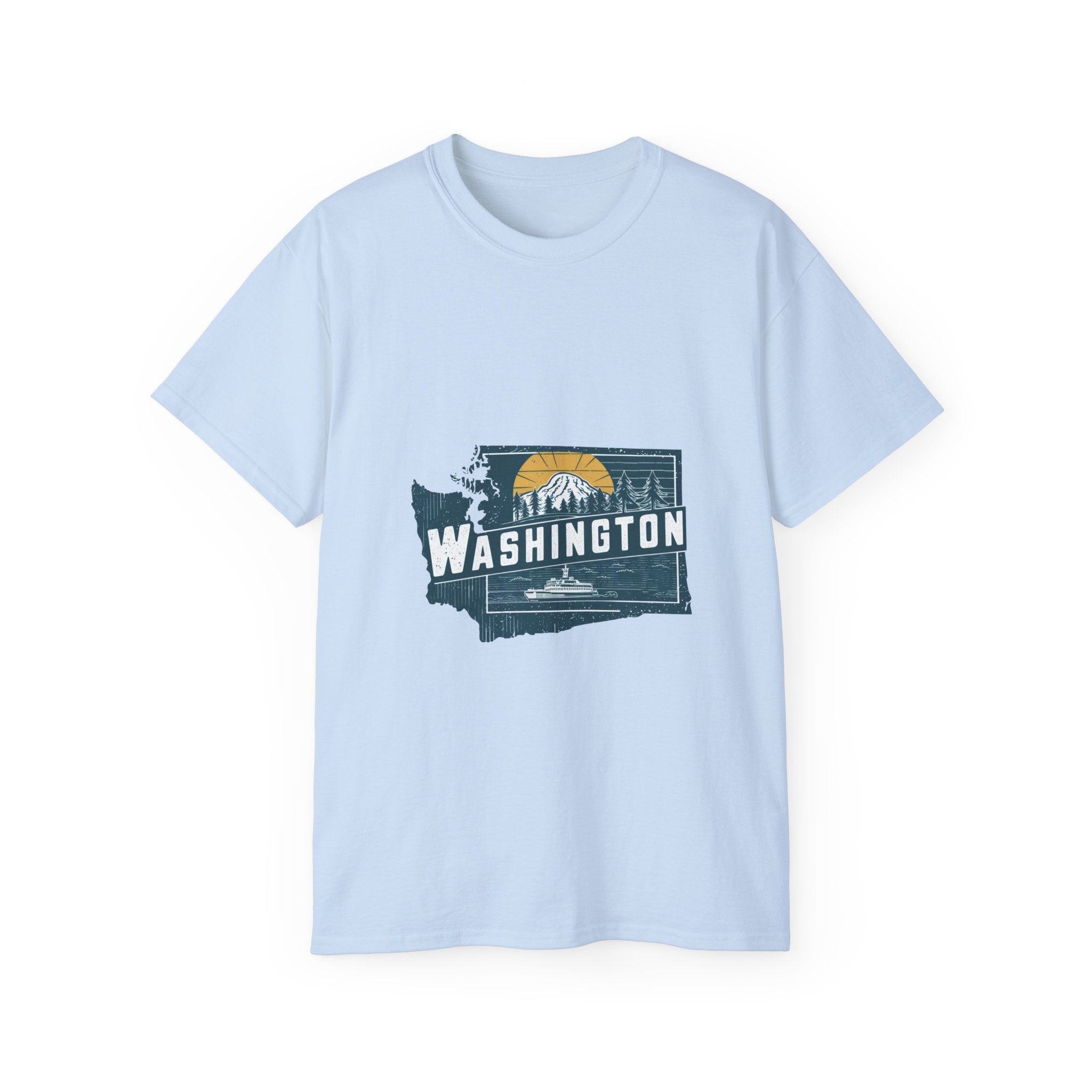 États américains emblématiques rétro : t-shirt Washington