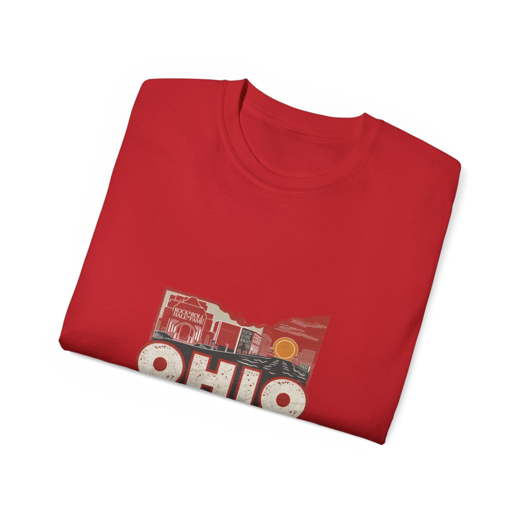 États américains emblématiques rétro : t-shirt Ohio