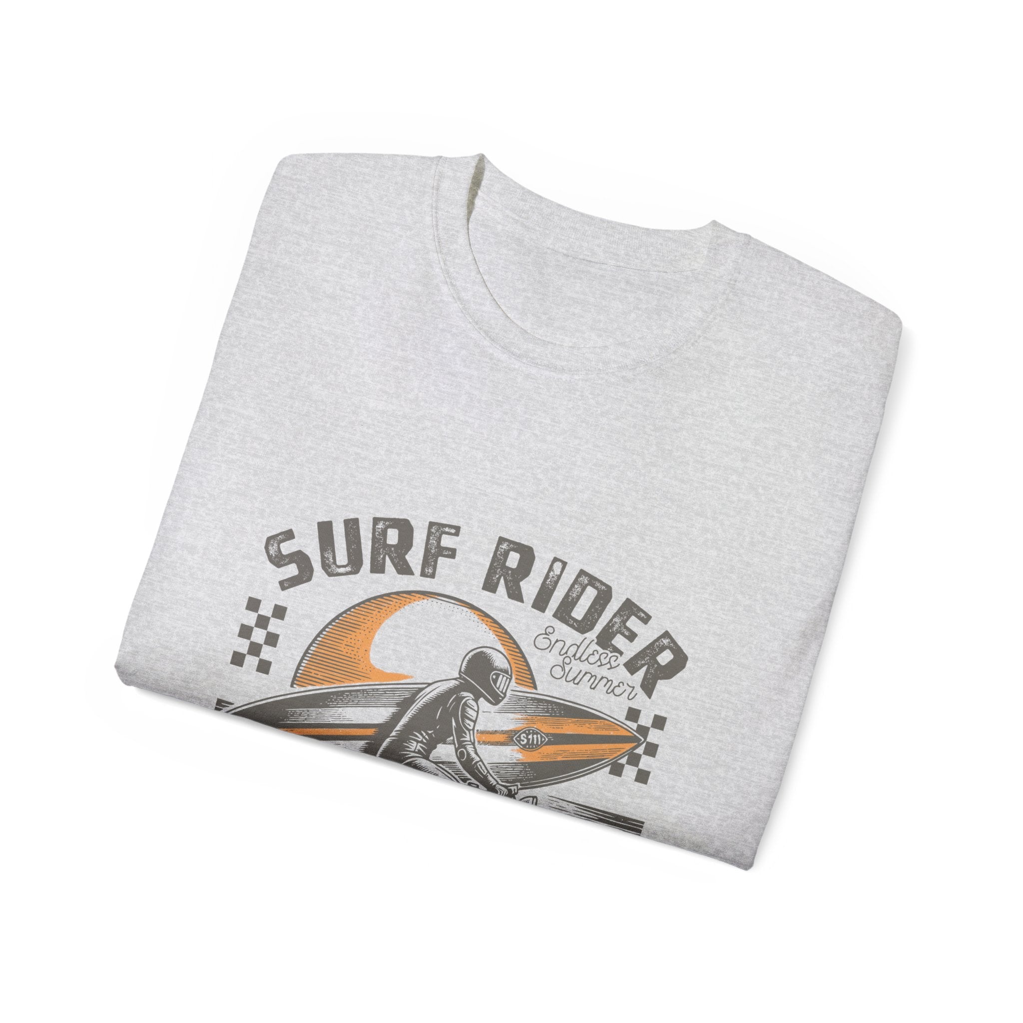 Spiaggia estiva vintage: maglietta Surf Rider