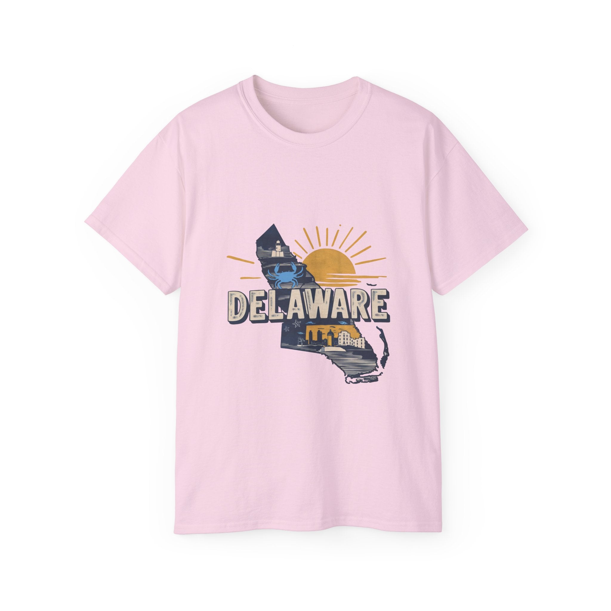 Retro  Iconic U.S. States : Delaware t-shirt