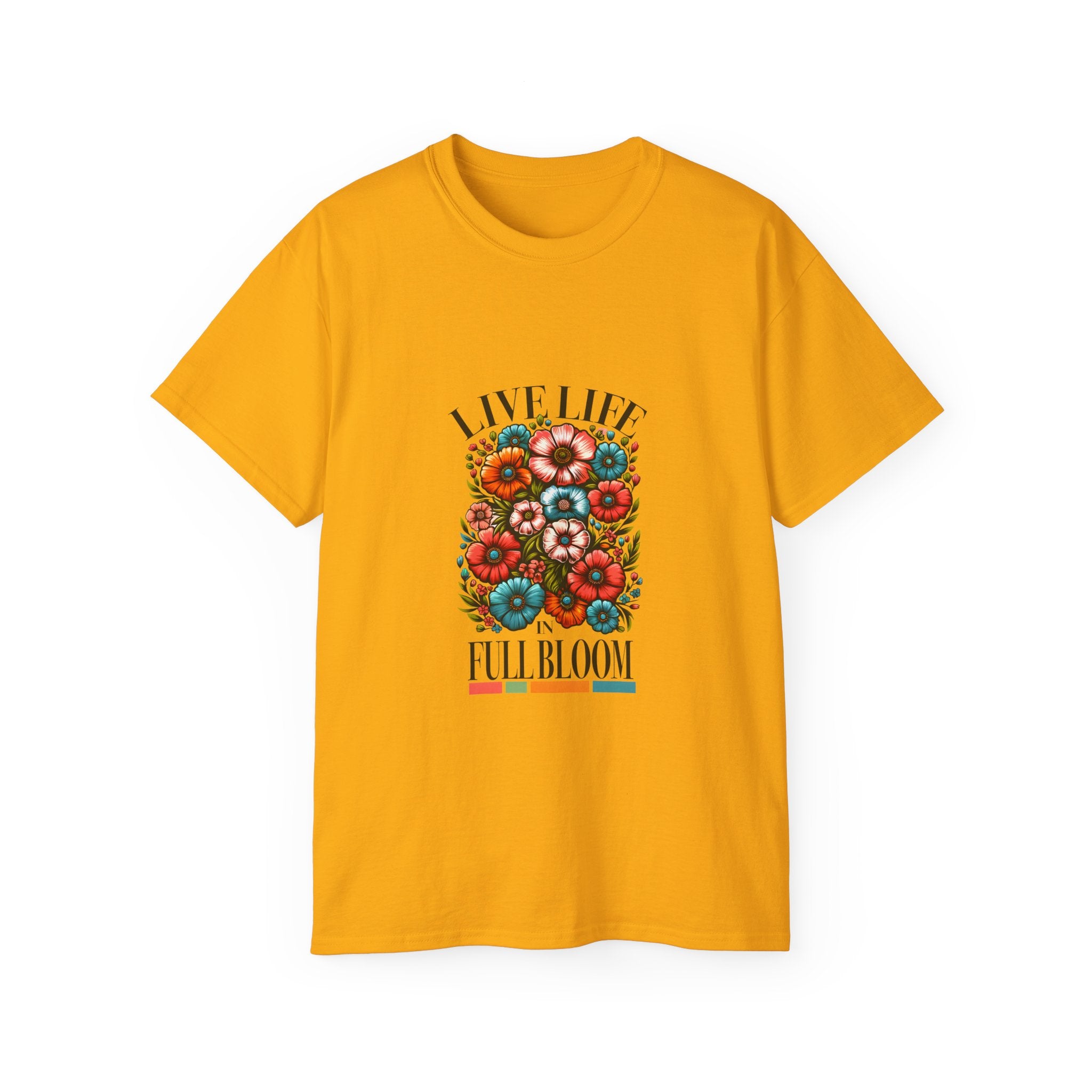 Hippie t-shirt, Live life to the full t-shirt