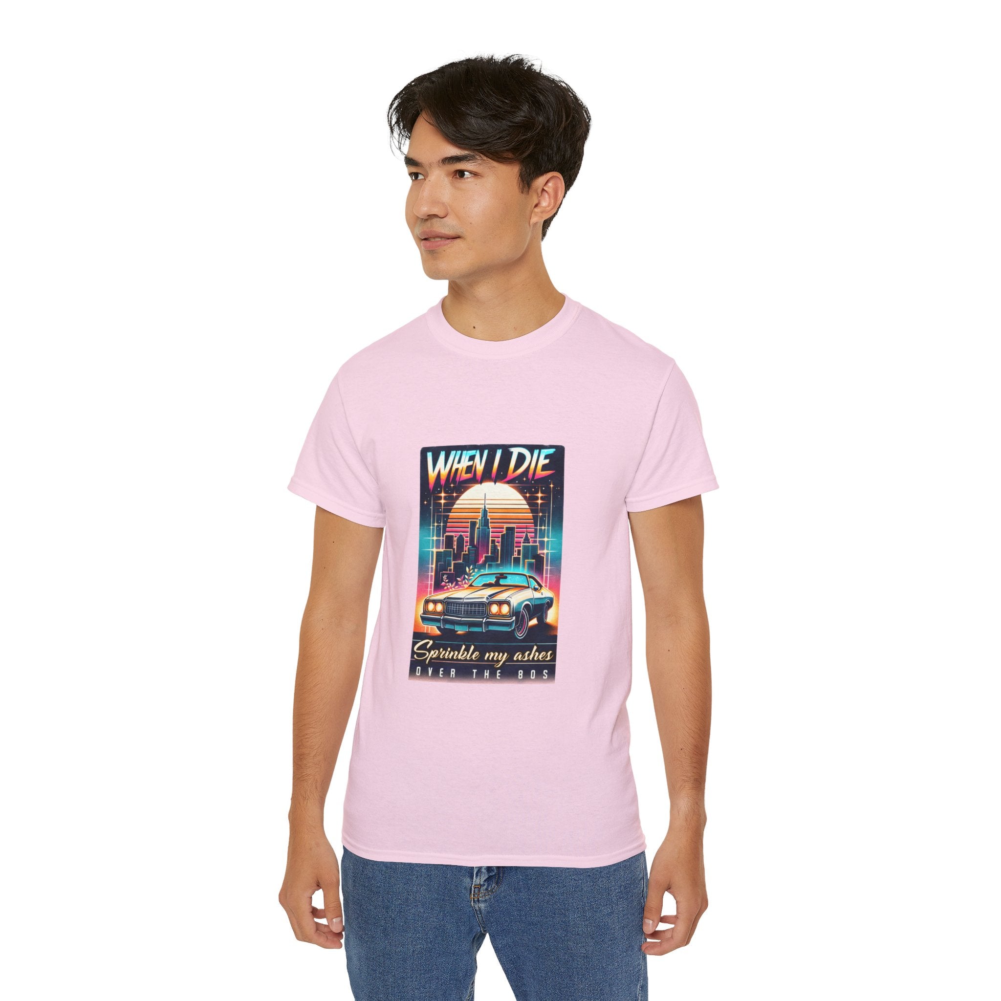 Vintage Retro 80's : When I die t-shirt