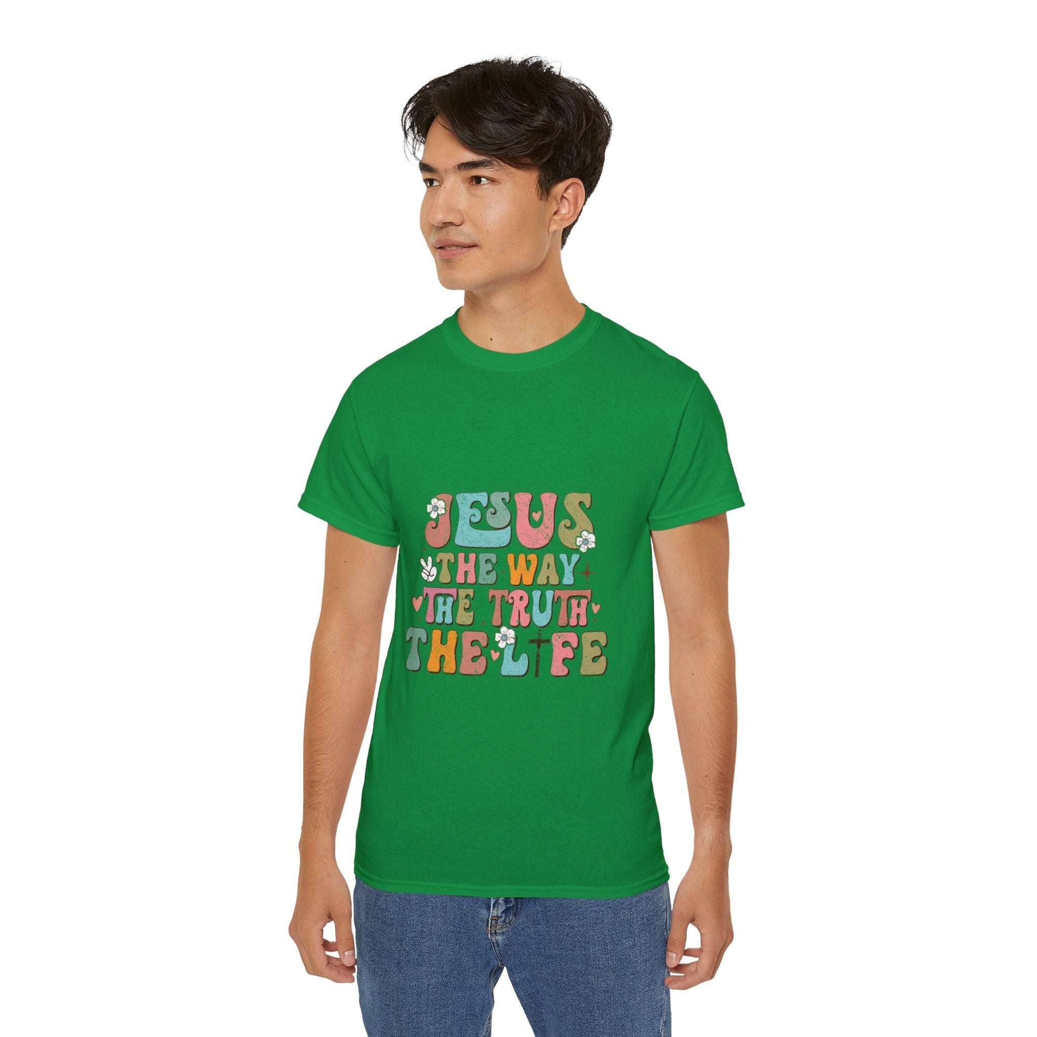 Christian t-shirt, Jesus the Way, The Truth, The Life t-shirt