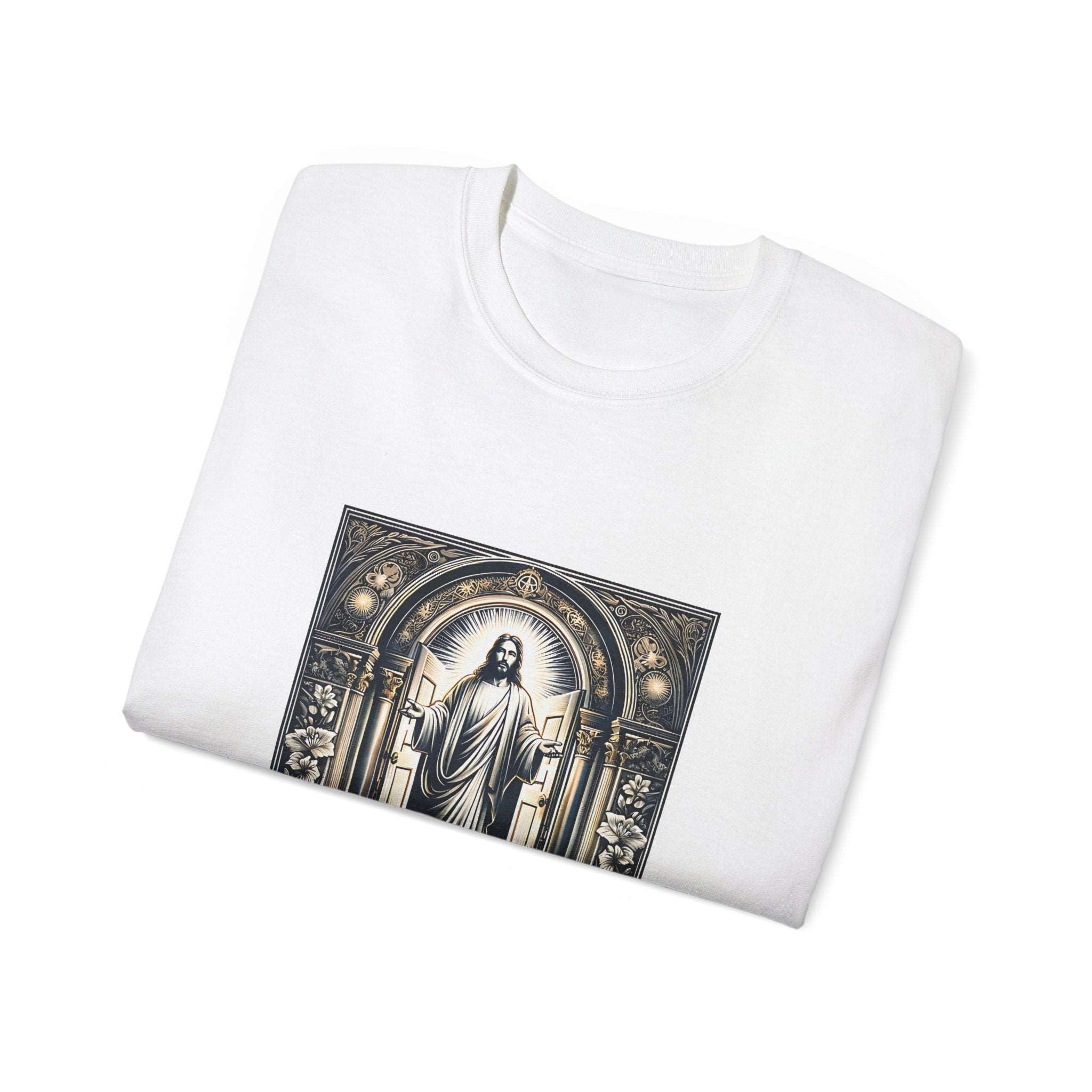 Christian t-shirt, Open the door t-shirt