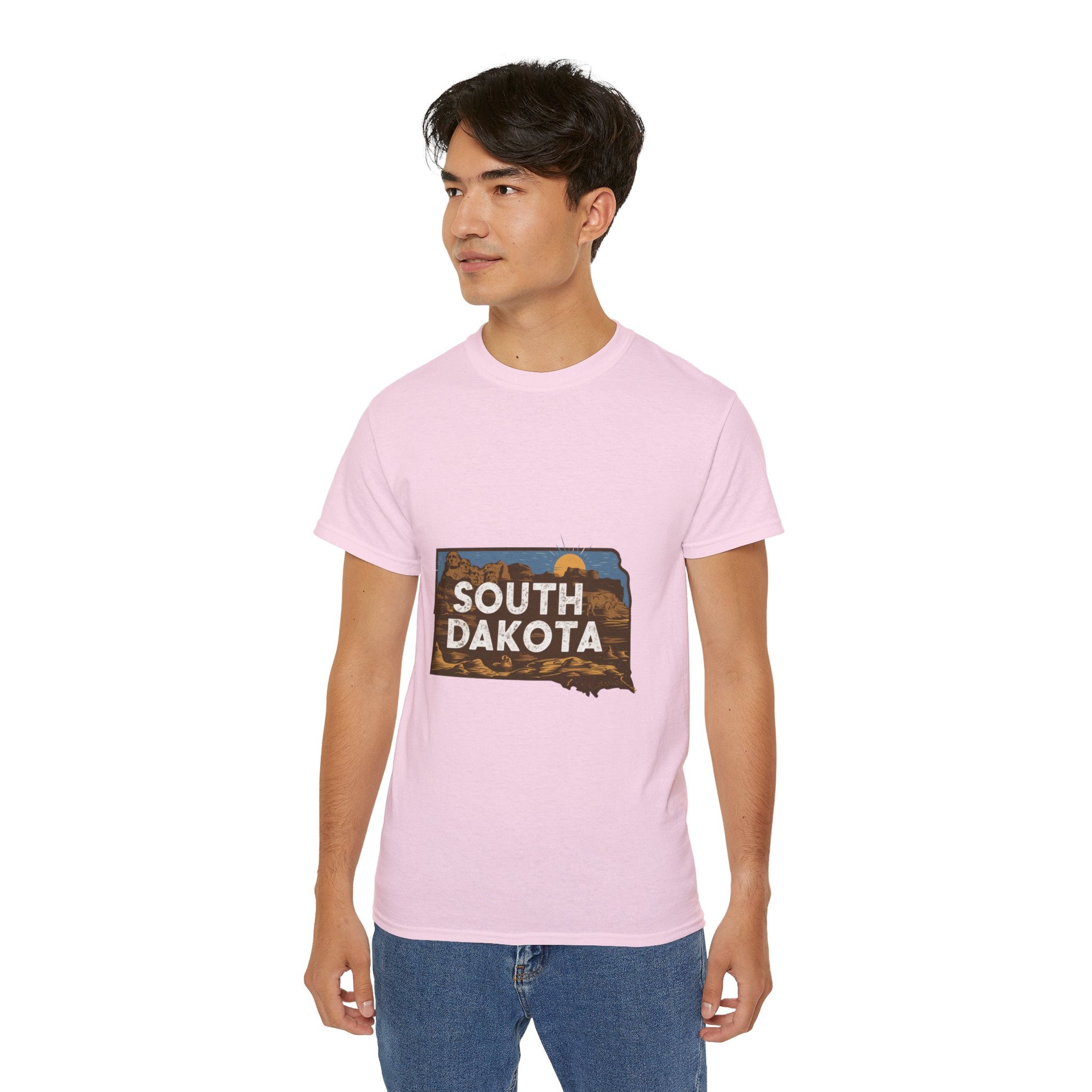 États américains emblématiques rétro : t-shirt Dakota du Sud