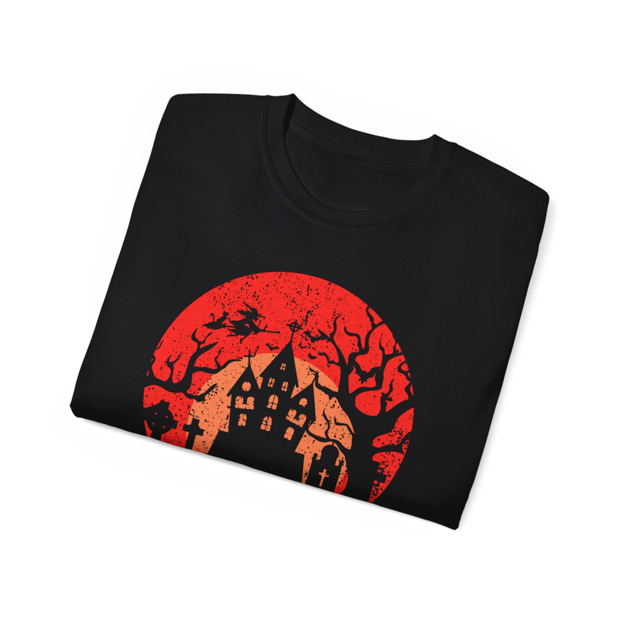 Happy Halloween" Haunted Castle T-shirt