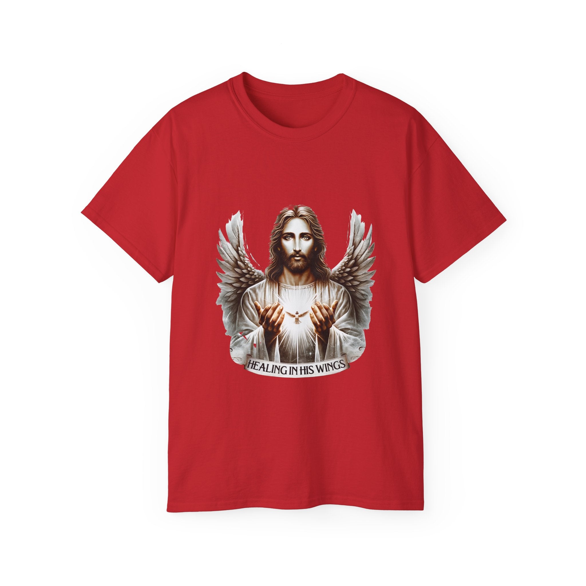 Christian t-shirt, Healing in his wings t-shirt