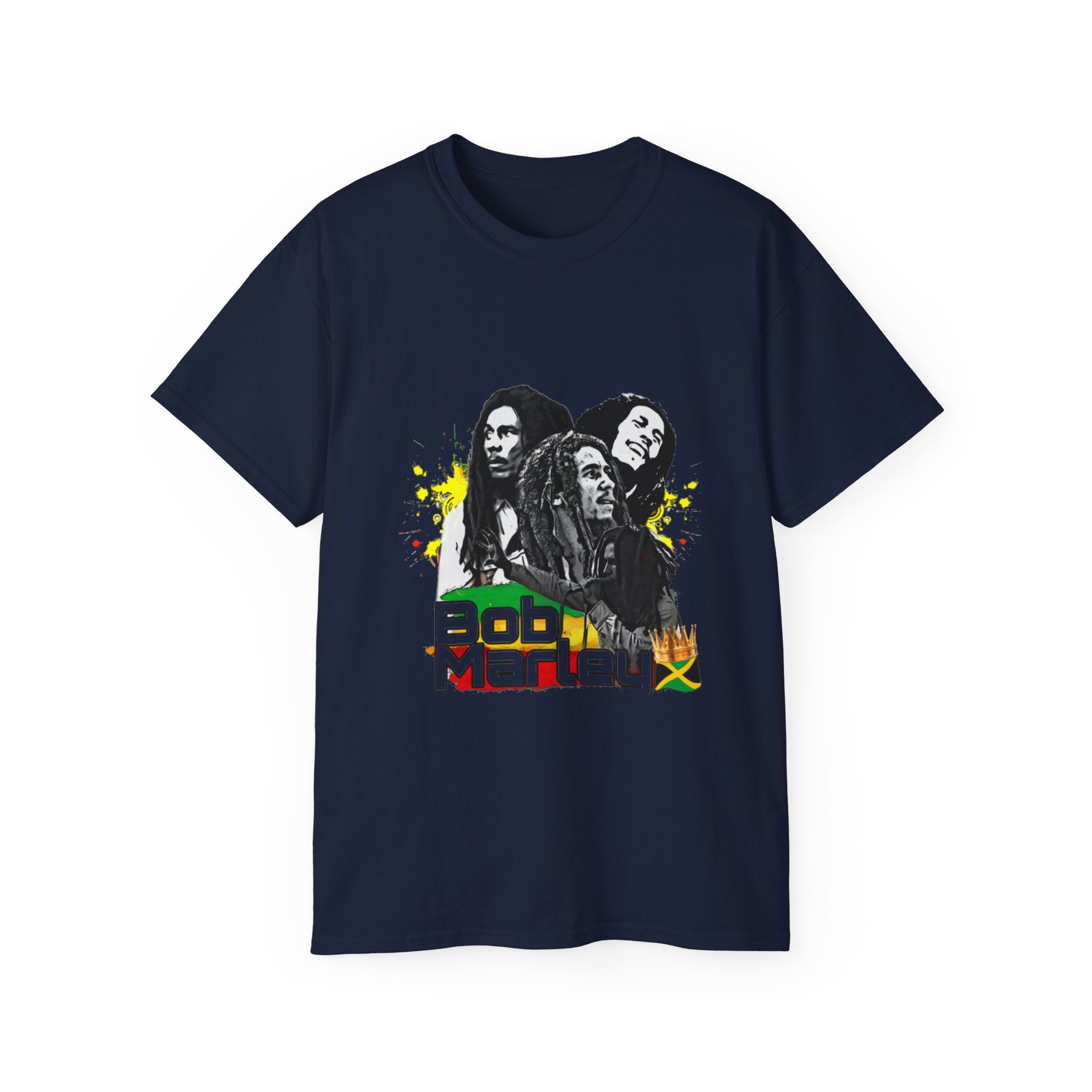 T-shirt Bob Marley, t-shirt Bob Marley avec dreadlocks