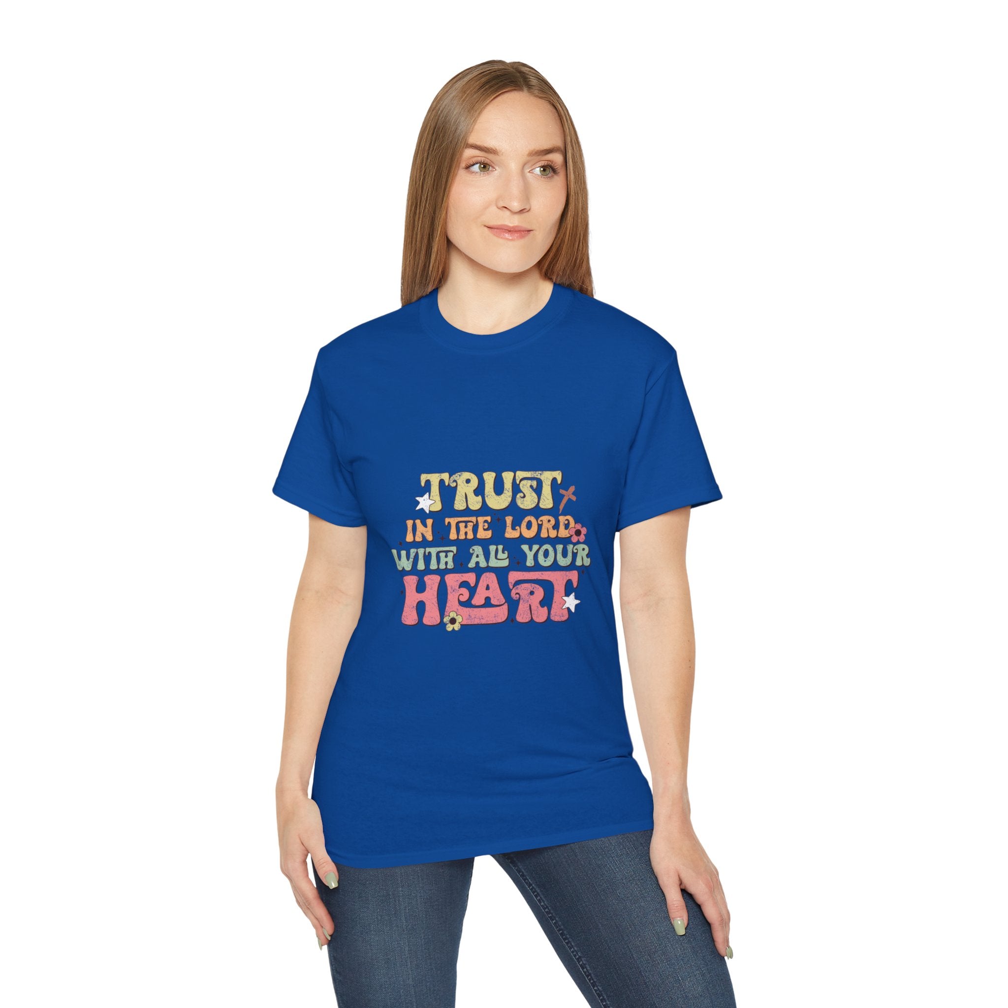 Christian t-shirt, Trust in the Lord with all your heart t-shirt