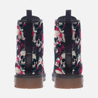 Grunge Skull Combat Boots – Vegan Alternative Style
