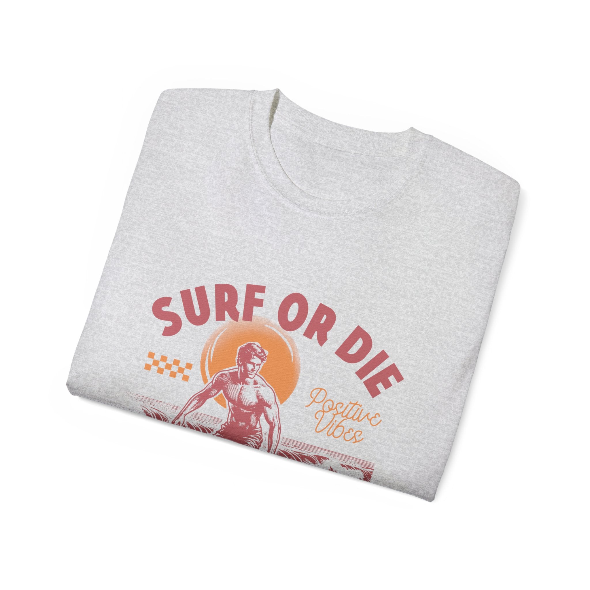 Vintage Summer Beach: maglietta Surf or Die