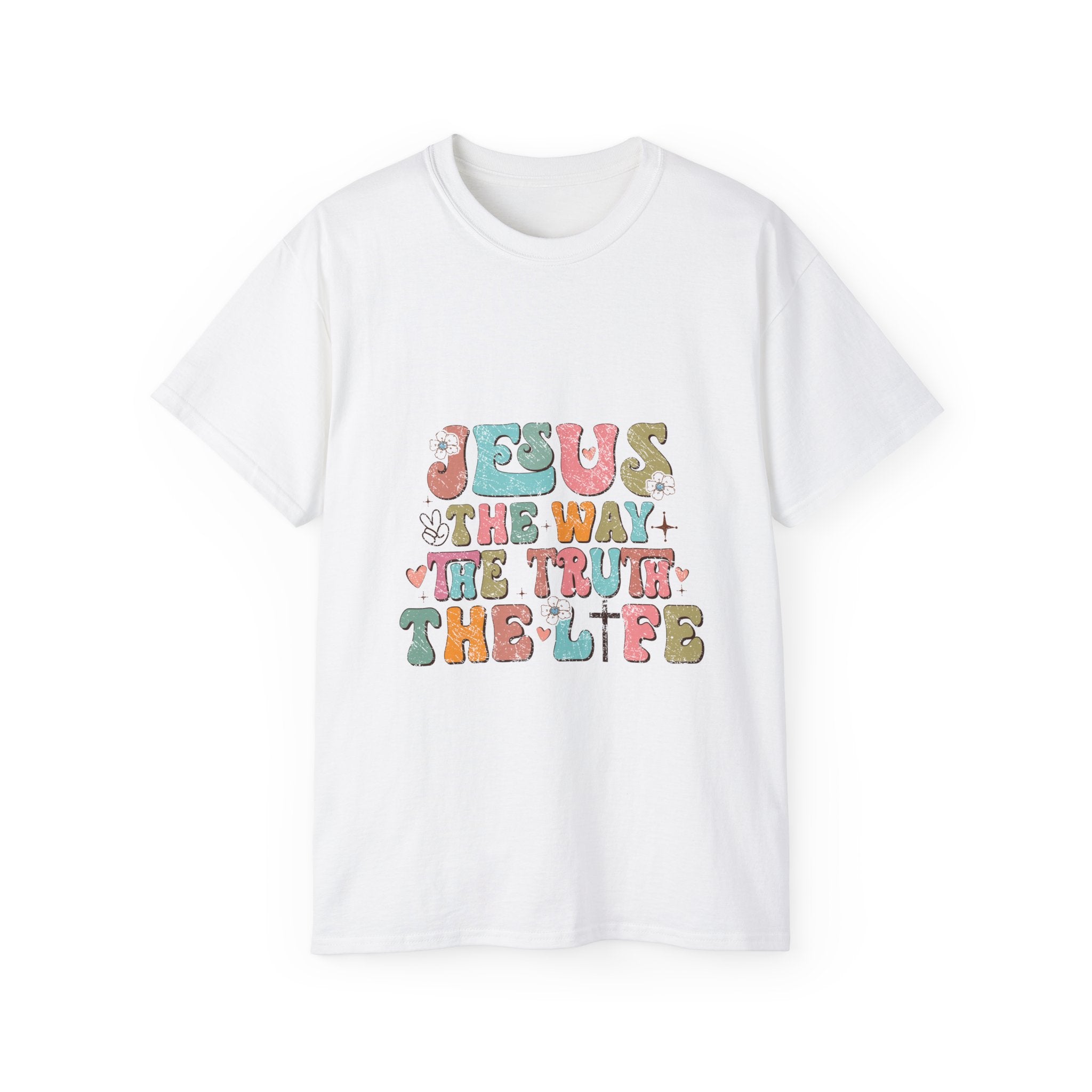 T-shirt chrétien, Jésus le chemin, la vérité, la vie