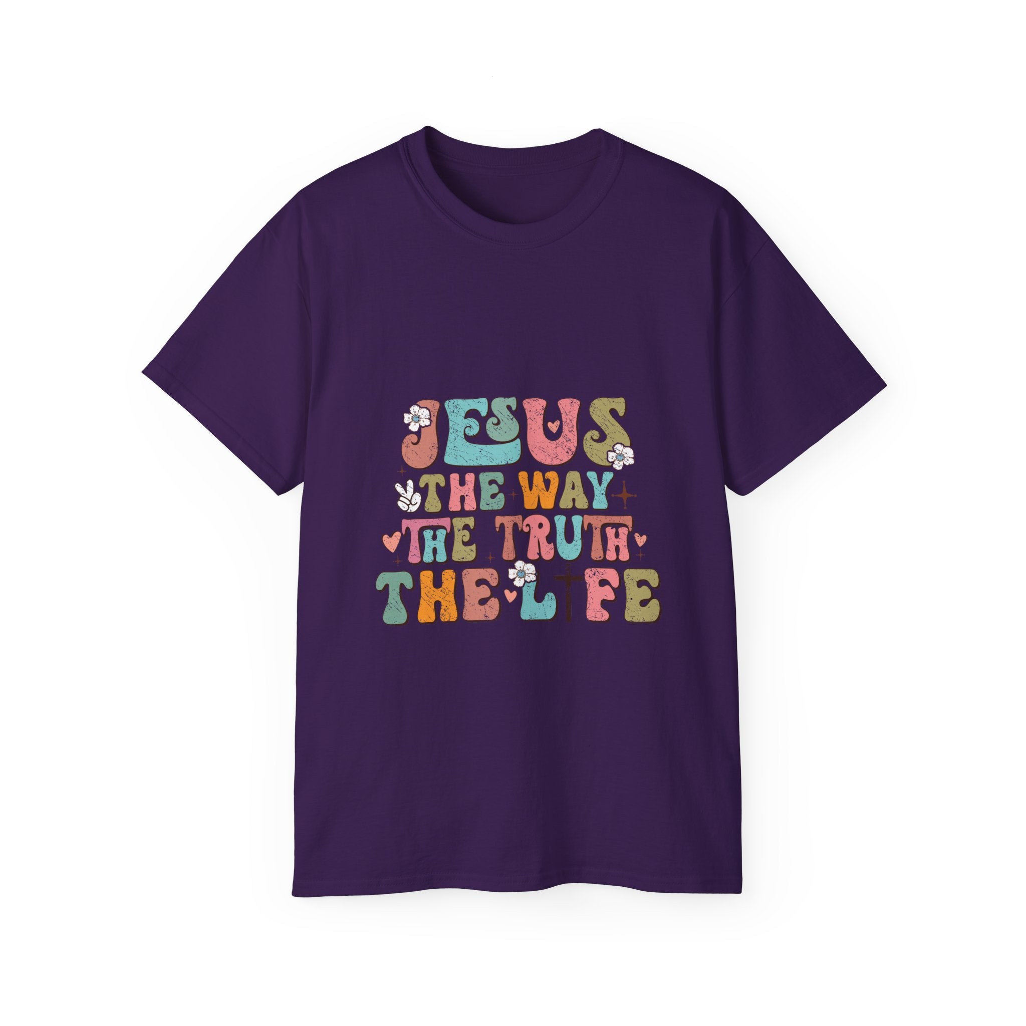 T-shirt chrétien, Jésus le chemin, la vérité, la vie