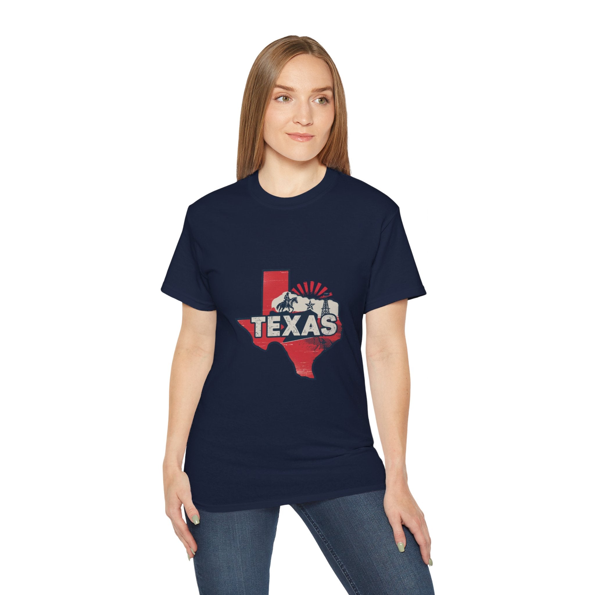 Stati Uniti retrò iconici: t-shirt Texas