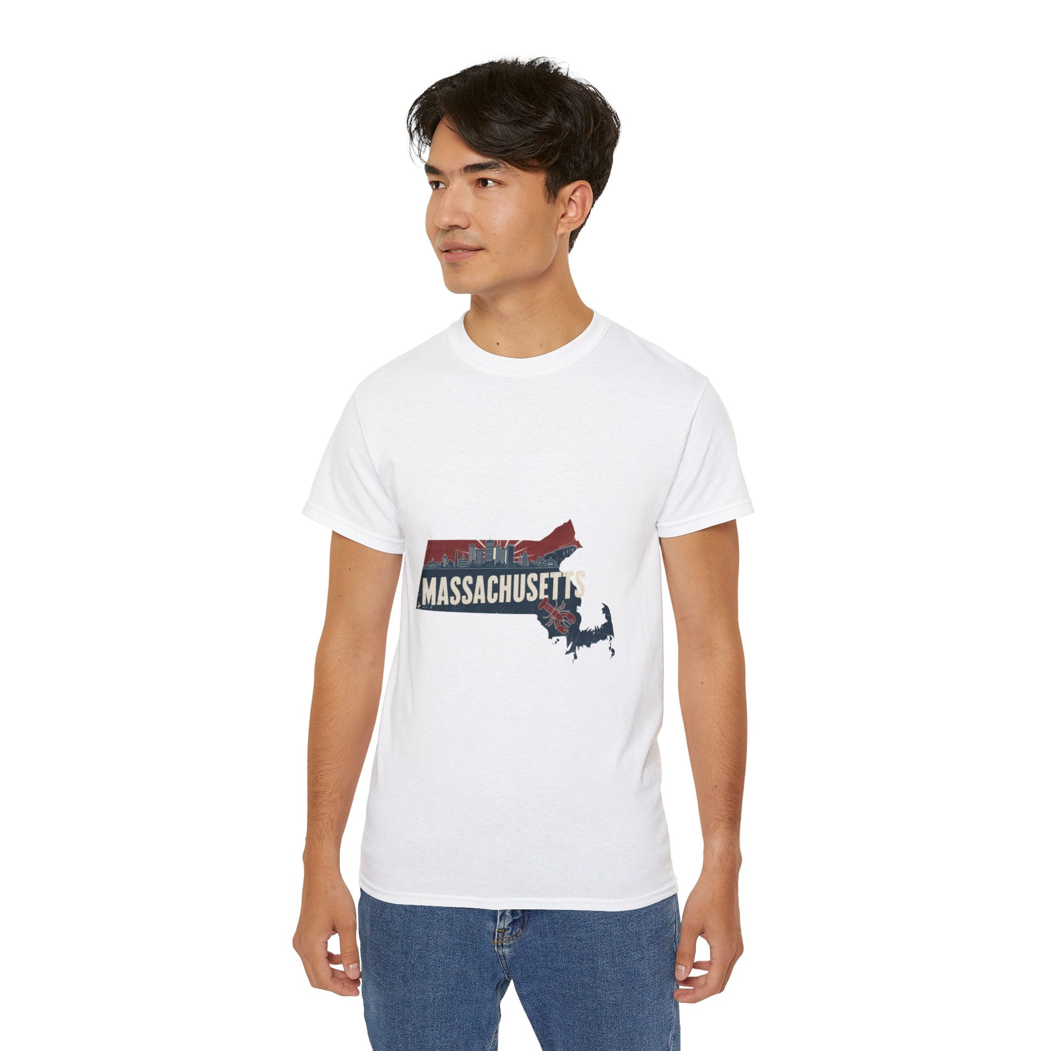 Retro  Iconic U.S. States :  Massachusetts t-shirt