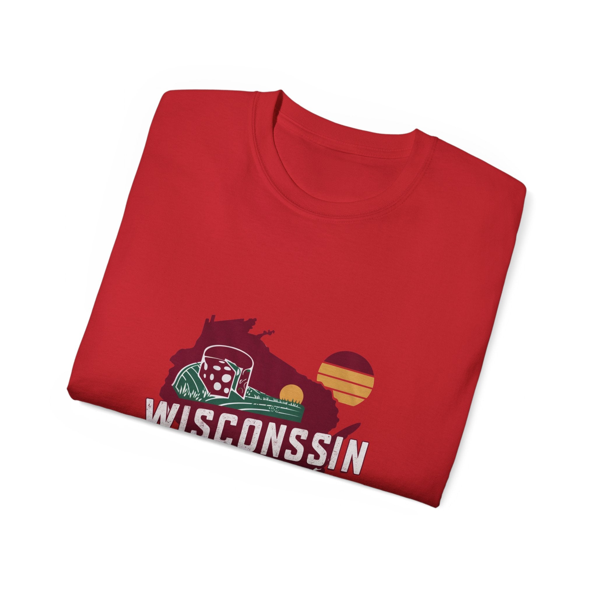 Retro  Iconic U.S. States : Wisconssin t-shirt