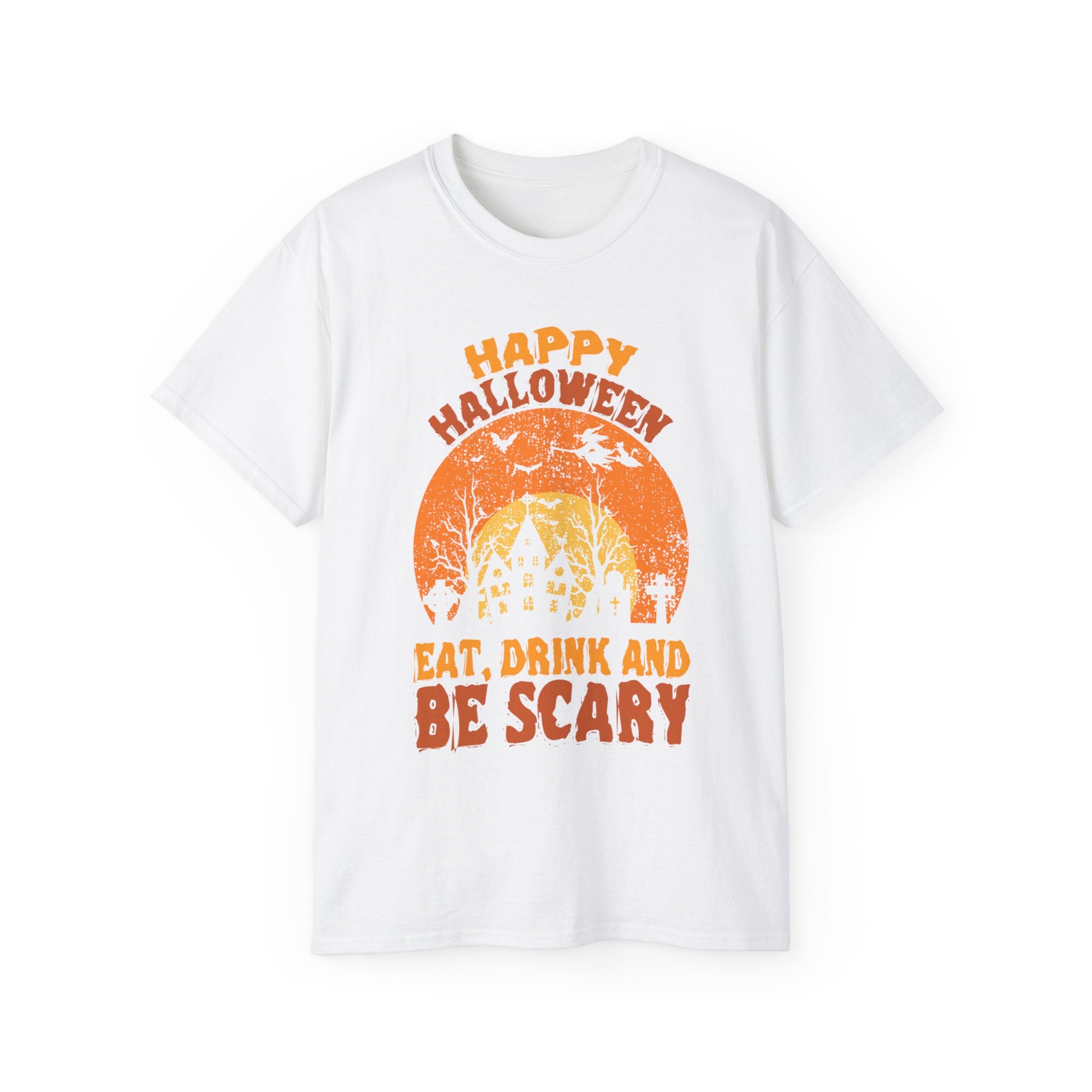 Happy Halloween "Eat, Drink, and Be Scary" T-shirt