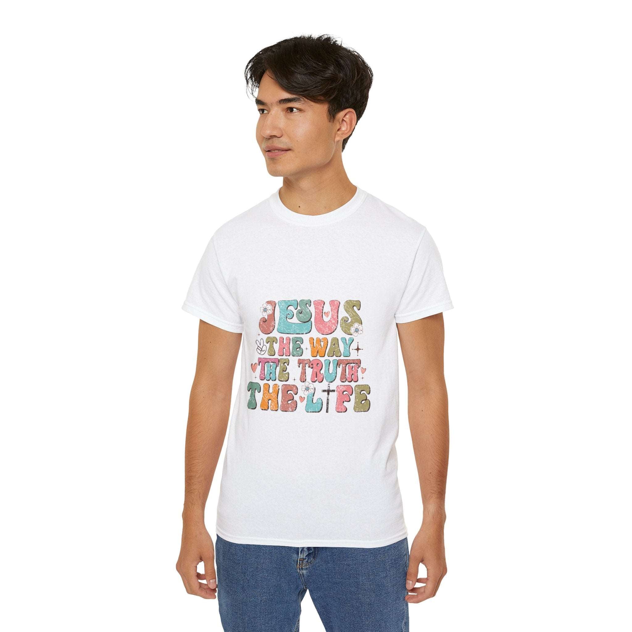 Christian t-shirt, Jesus the Way, The Truth, The Life t-shirt