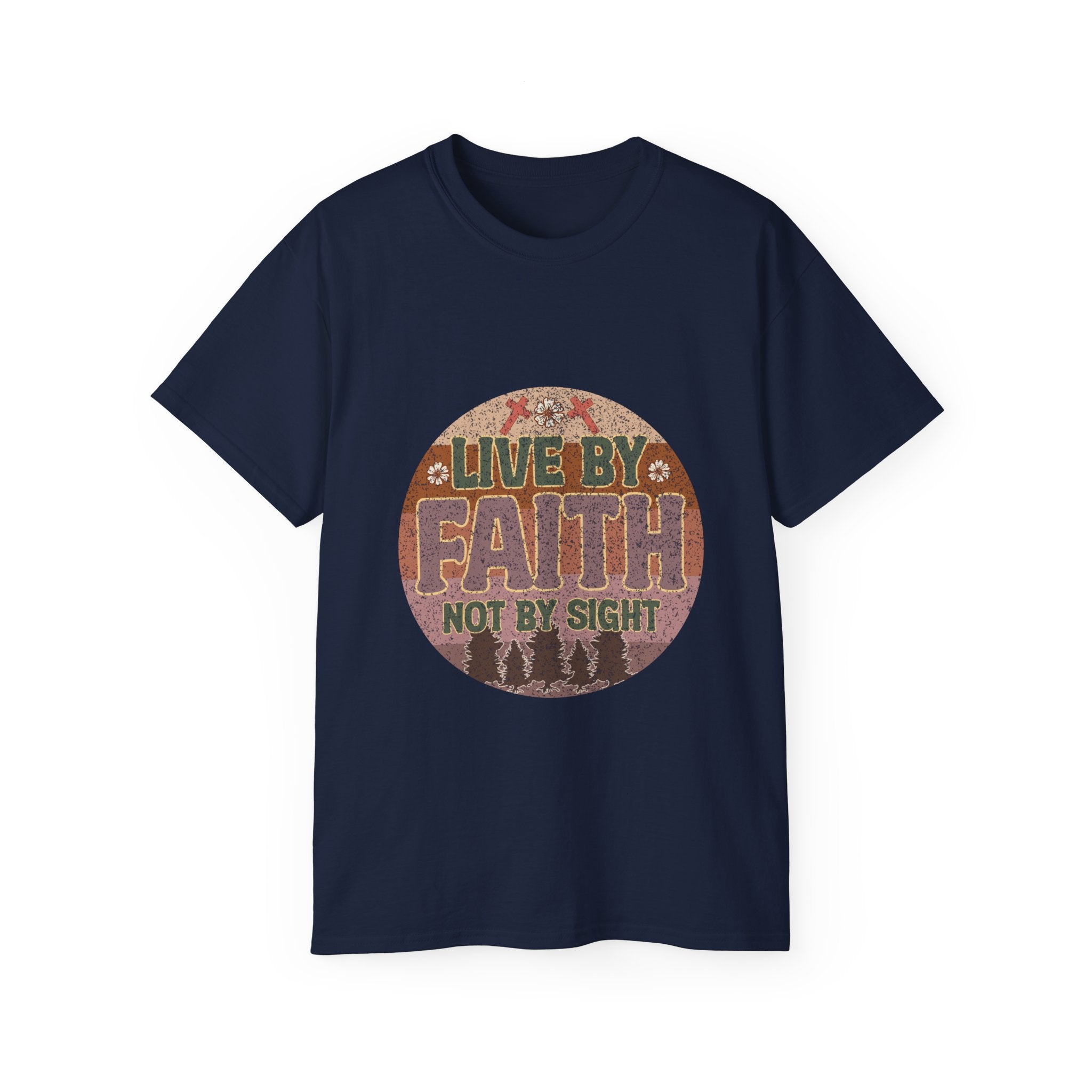 Christian t-shirt, Live by Faith t-shirt