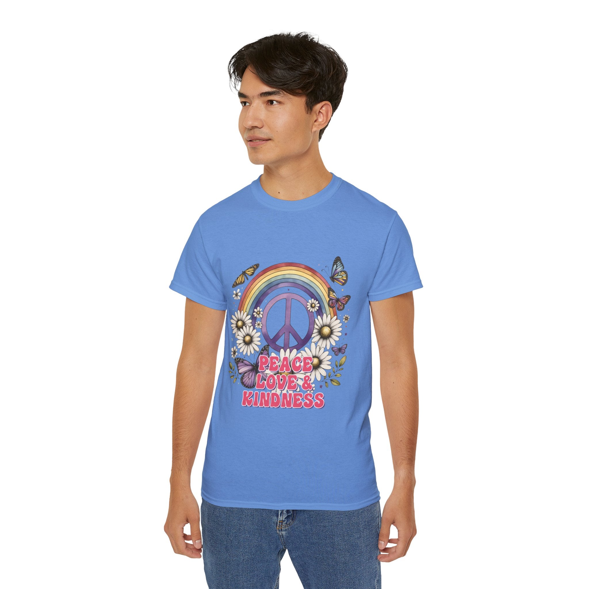 Hippie t-shirt, peace' and 'kindness t-shirt