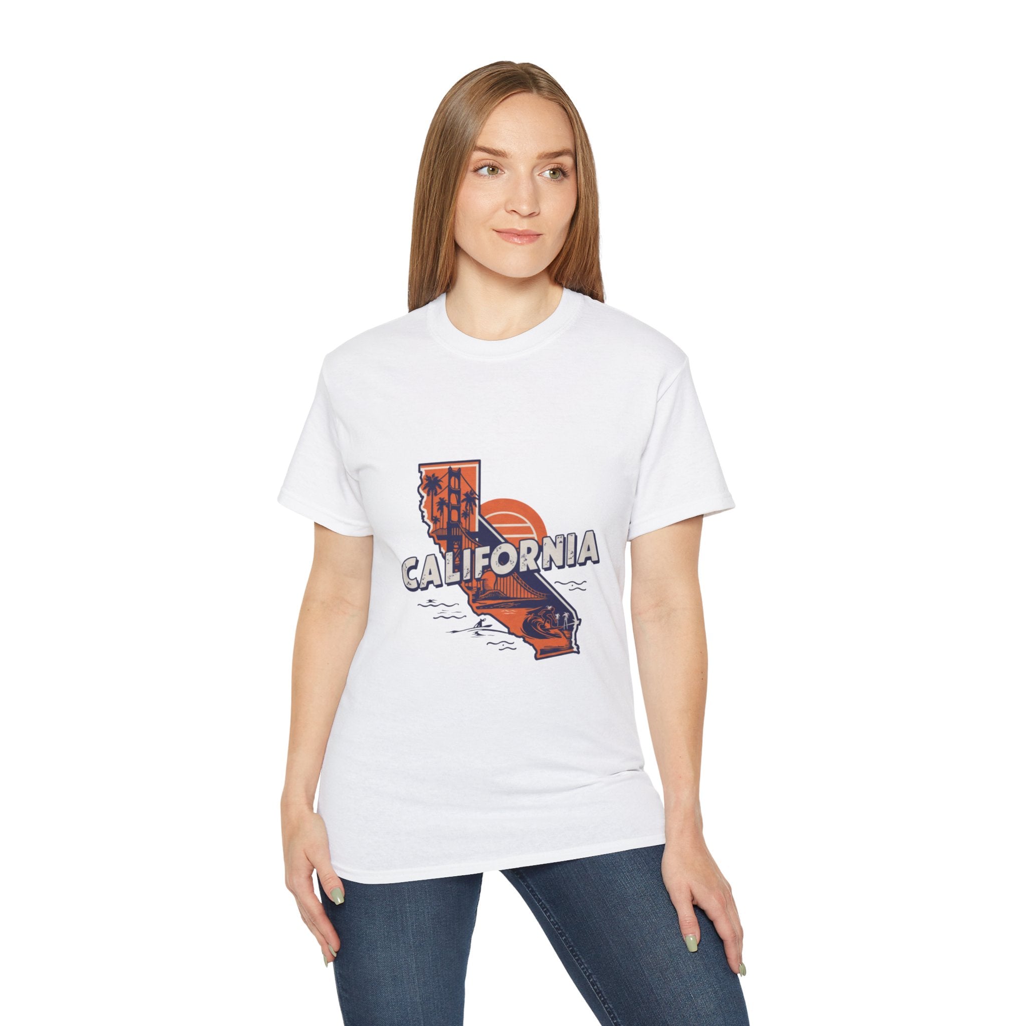 Retro  Iconic U.S. States : California t-shirt