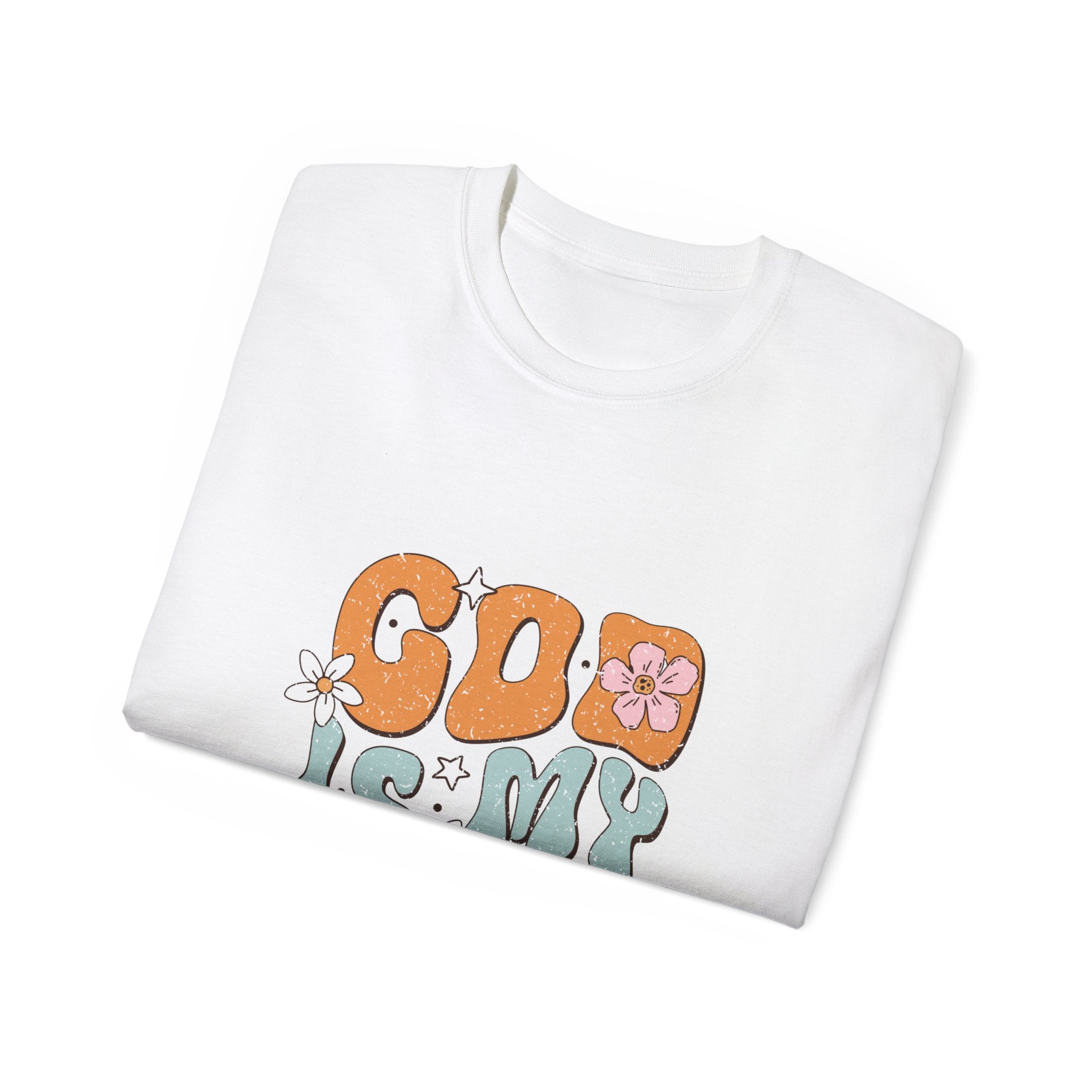 Christian t-shirt, God is my refuge and strength t-shirt