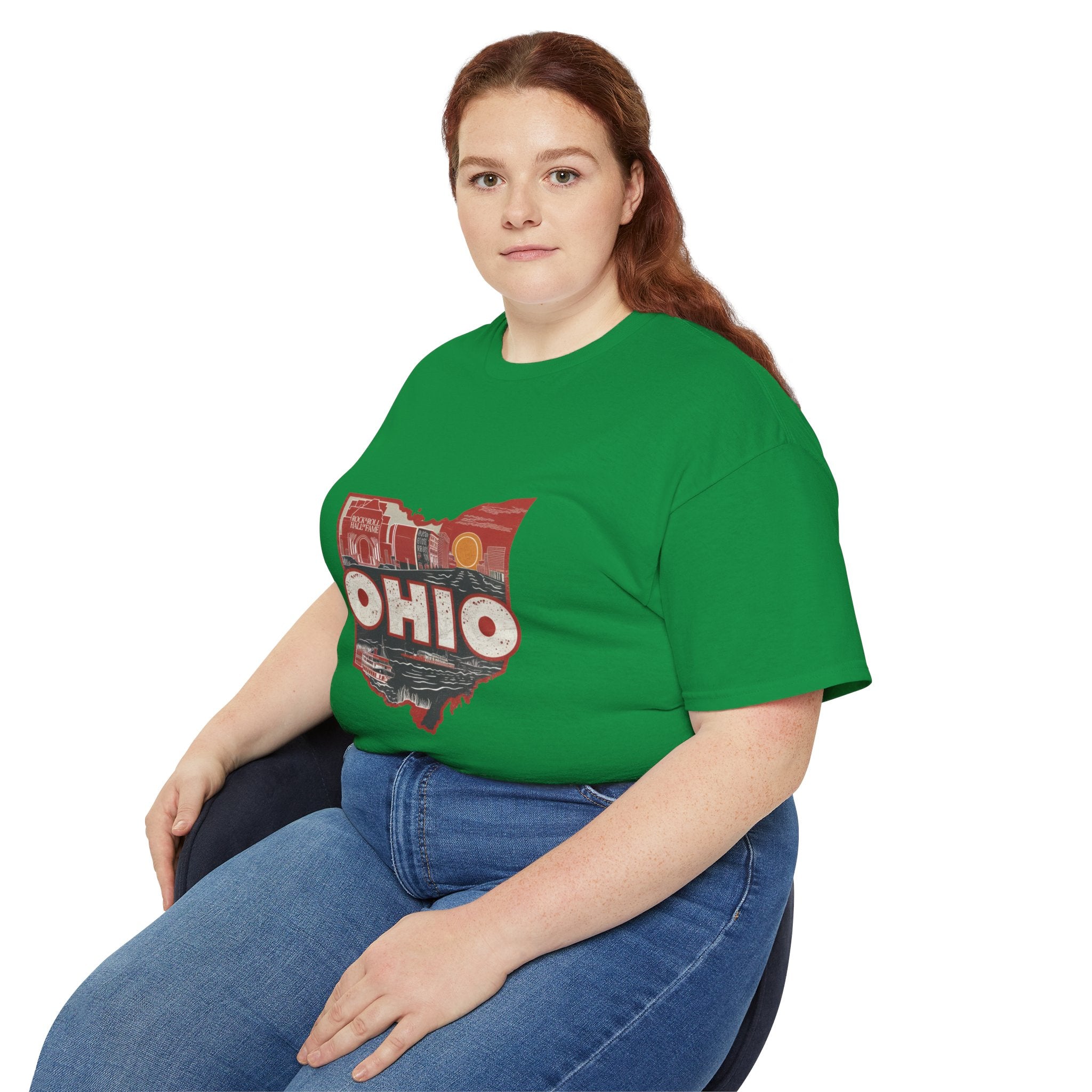 États américains emblématiques rétro : t-shirt Ohio