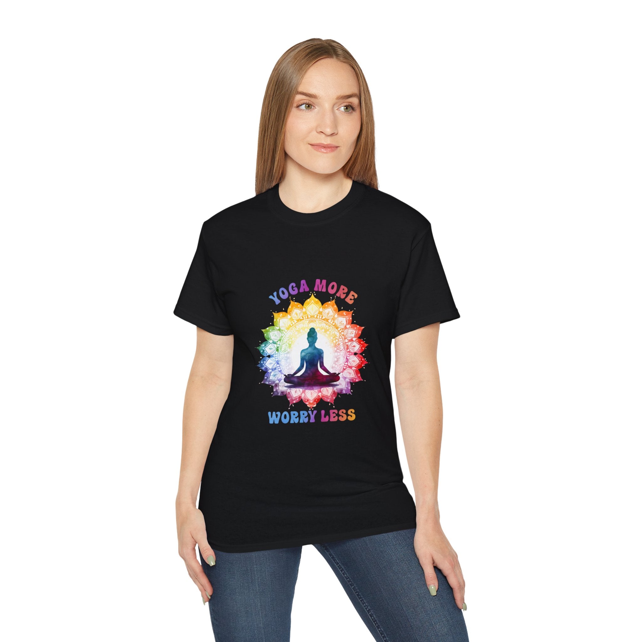 T-shirt de yoga, T-shirt de méditation, T-shirt Yoga Plus