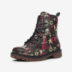 Step up your style with these bold Punk Anarchy Vegan Combat Boots. Featuring vibrant punk designs and made from eco-friendly materials, these boots are perfect for making a rebellious statement. Available in all sizes—order now!

