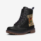 Step up your style with Reggae Music Vegan Combat Boots, designed for those who love bold, reggae-inspired footwear. Made from eco-friendly vegan leather. Order yours now for a stylish and sustainable fashion choice!