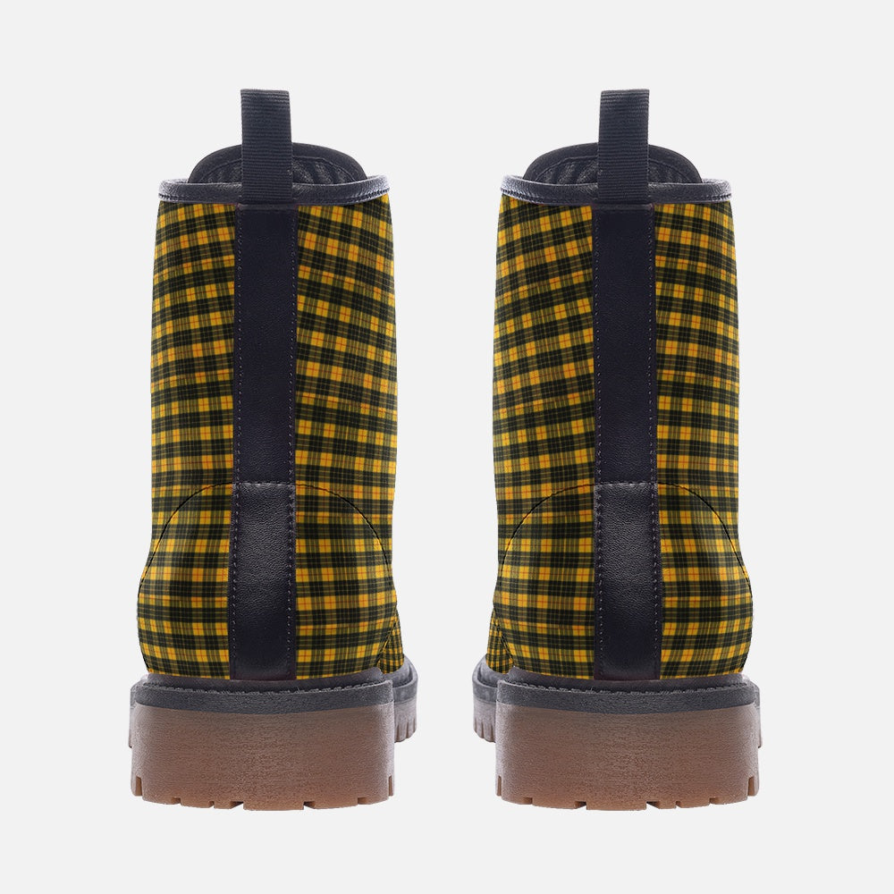 Plaid Power Combat Boots