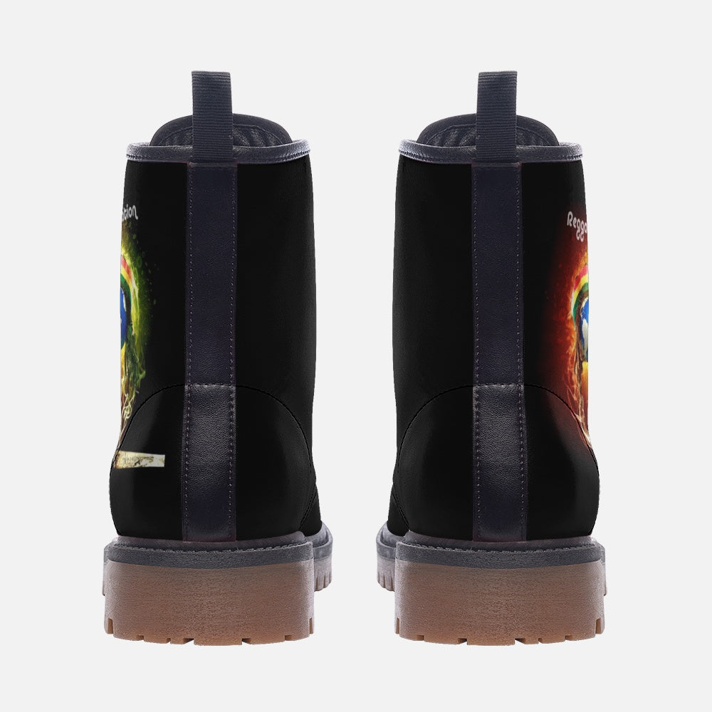 Reggae Nation Vegan Combat Boots