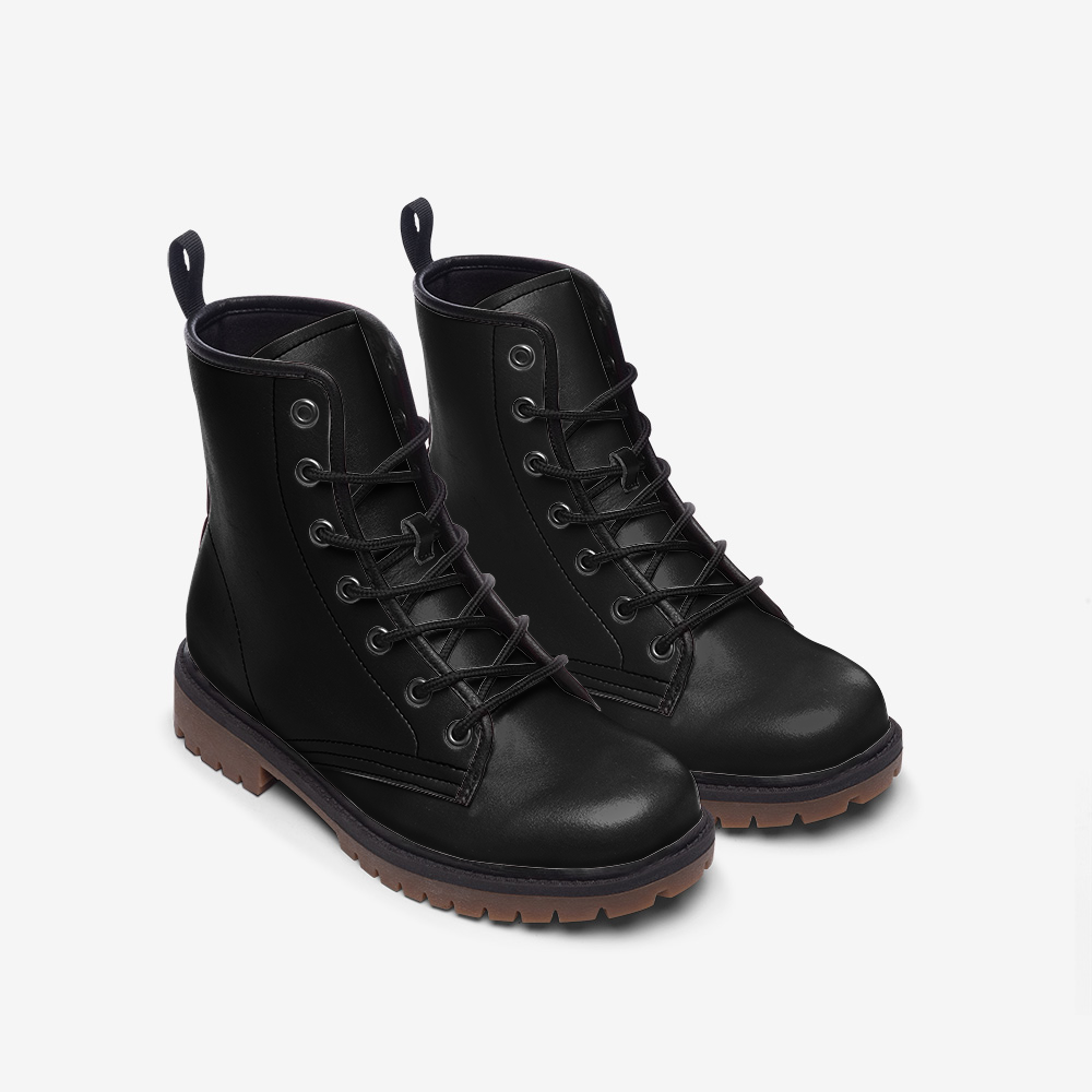 Vegan Leather Combat Boots – Built for resilience, crafted for comfort