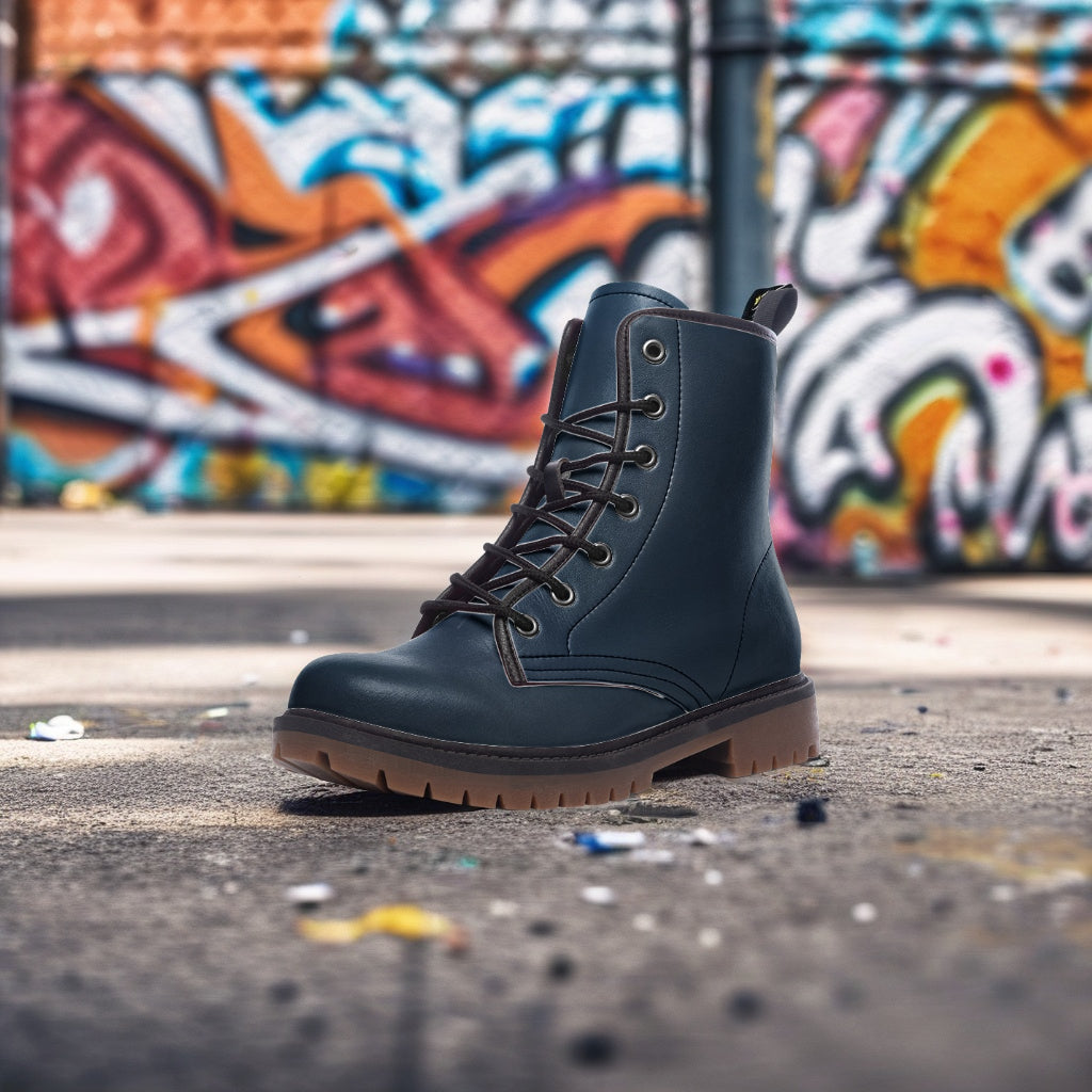 Navy Blue Combat Boots – Durable, stylish, and versatile footwear