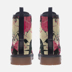 Abstract Art Combat Boots – Vegan Street Style