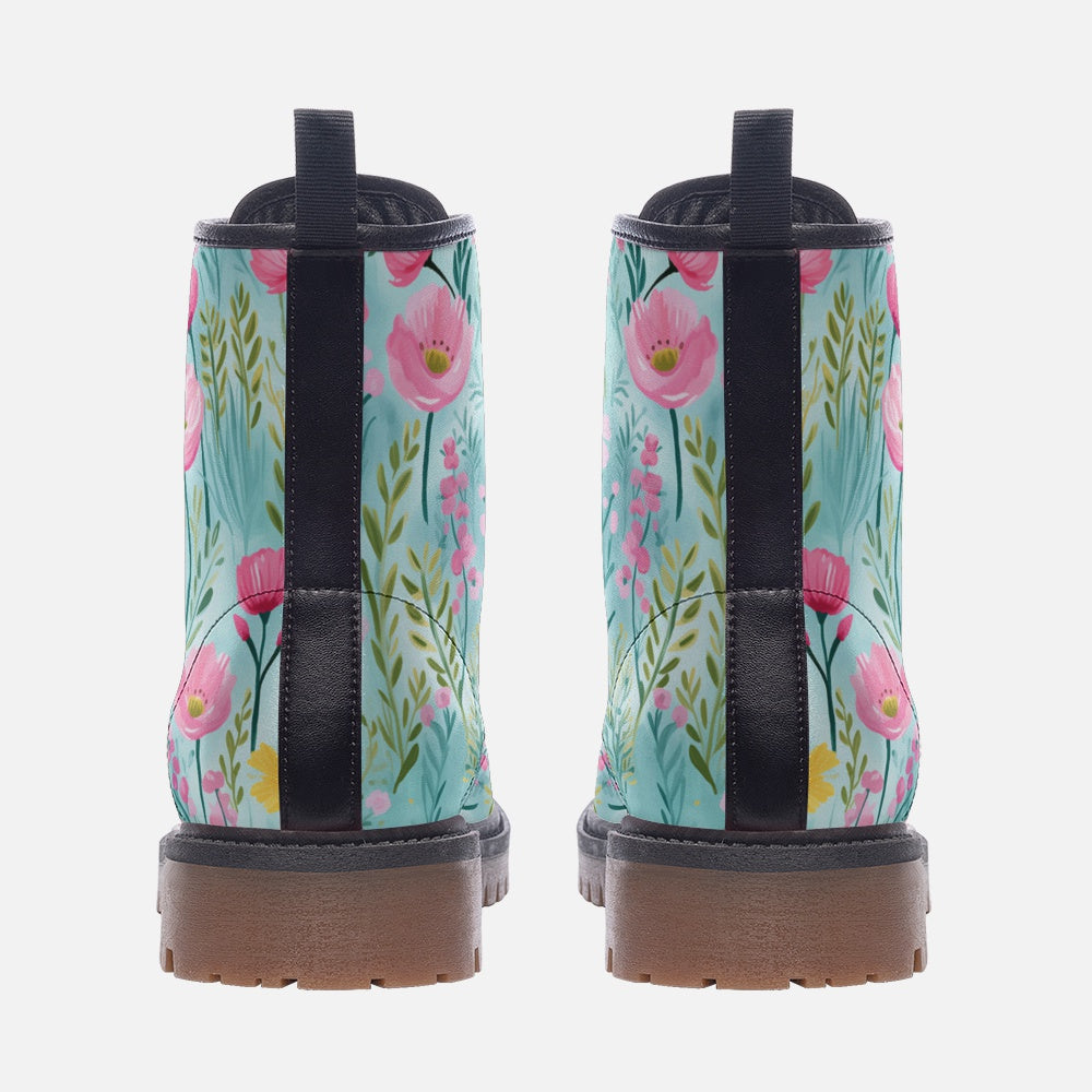 Vegan Combat Boots Cottagecore
