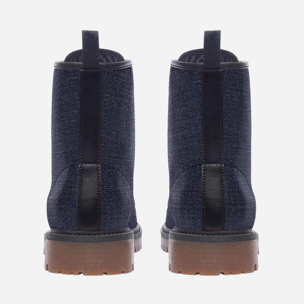 Faux Leather Combat Boots – Casual cool, fully ethical.