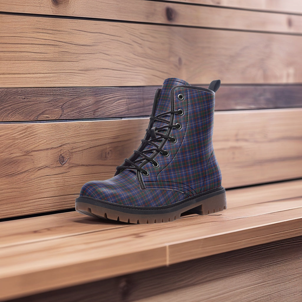 Vegan Combat Boots – Bold Tartan Designs for a Unique Style - Unikiff