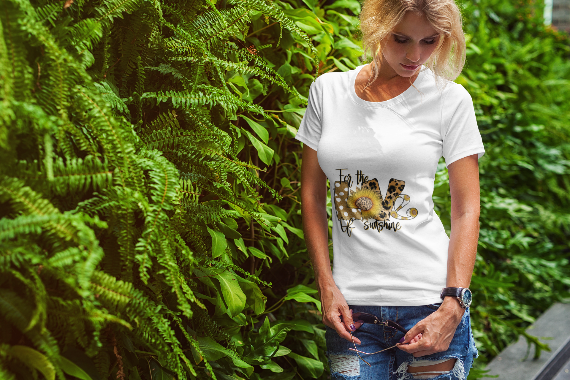 Sunflower T-Shirt – Eco-Friendly Nature Graphic Tee for Men & Women