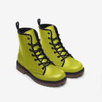 Lime Vegan Leather Boots – Energy in every step.