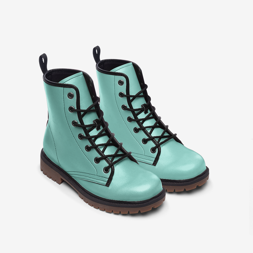 Mint Vegan Leather Boots – For those who move with purpose and softness.
