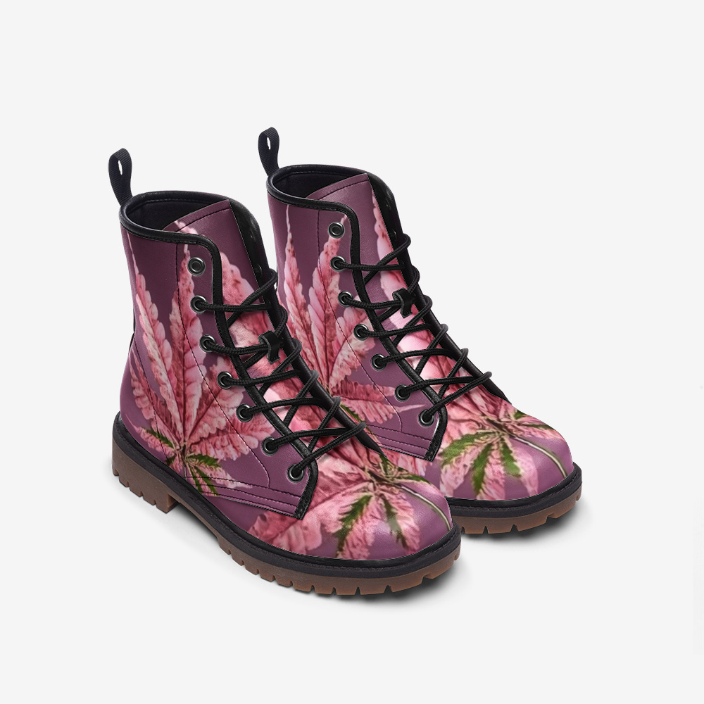 Vegan Leather Boots – Cannabis-inspired, cruelty-free