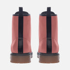 Pink Vegan Leather Boots – A rebellious twist on a classic combat style