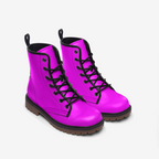 Purple Vegan Leather Boots – Durable, stylish, and bold.