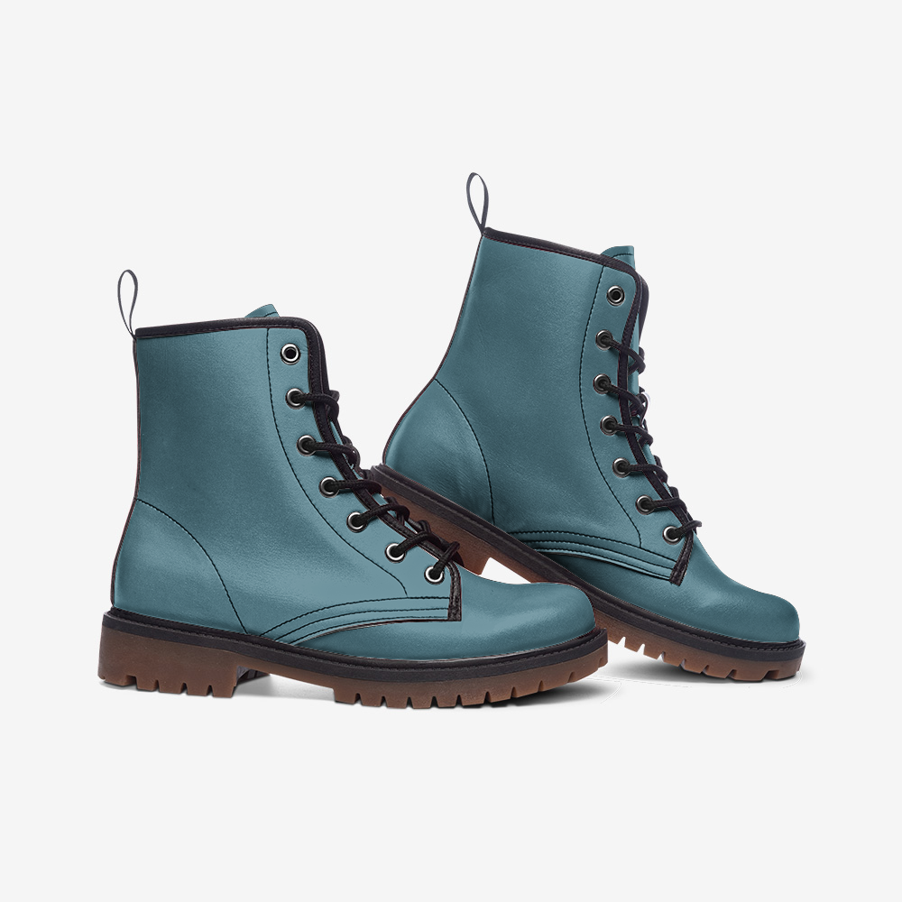 Vegan Leather Combat Boots – Built for peace and performance.