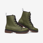 Vegan Leather Combat Boots – Conscious fashion for grounded souls.