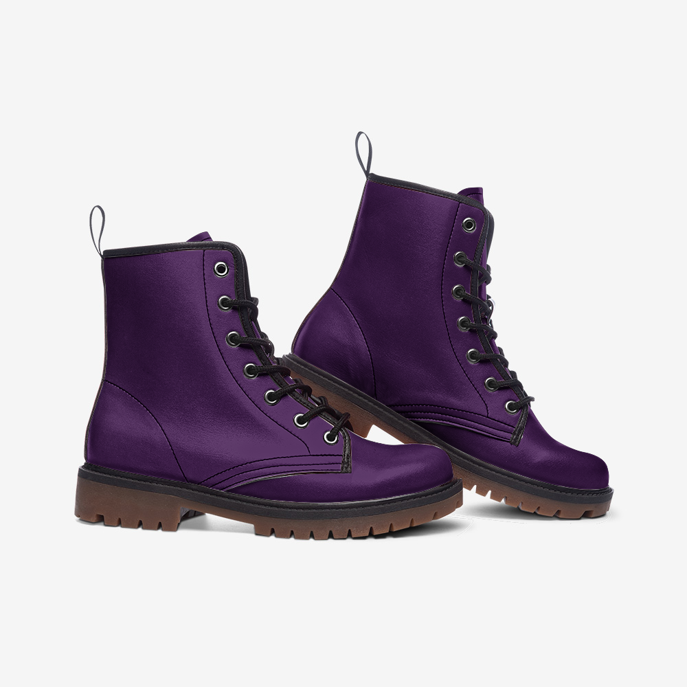 Vegan Leather Combat Boots – A daring twist on a timeless classic